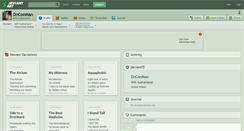 Desktop Screenshot of dnconman.deviantart.com