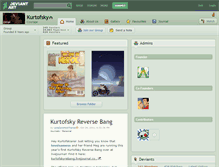 Tablet Screenshot of kurtofsky.deviantart.com