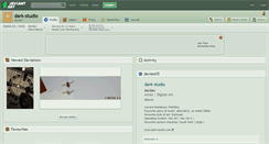 Desktop Screenshot of dark-studio.deviantart.com