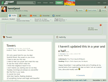 Tablet Screenshot of hennijenni.deviantart.com