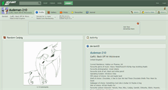 Desktop Screenshot of dudeman-210.deviantart.com