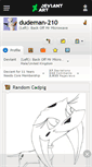 Mobile Screenshot of dudeman-210.deviantart.com