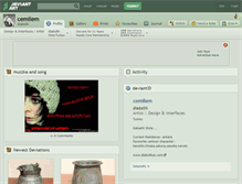 Tablet Screenshot of cemilem.deviantart.com