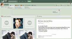 Desktop Screenshot of juliya3d.deviantart.com