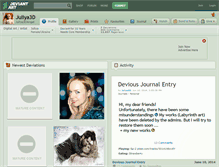 Tablet Screenshot of juliya3d.deviantart.com