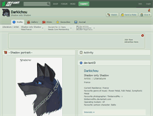 Tablet Screenshot of darkichou.deviantart.com