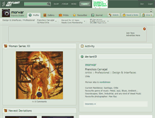 Tablet Screenshot of morwar.deviantart.com