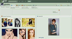 Desktop Screenshot of nietuzinka.deviantart.com