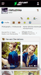 Mobile Screenshot of nietuzinka.deviantart.com
