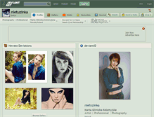 Tablet Screenshot of nietuzinka.deviantart.com