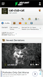 Mobile Screenshot of cat-club-cat.deviantart.com