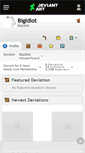 Mobile Screenshot of bigidiot.deviantart.com