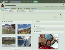 Tablet Screenshot of gumpasaurusrex.deviantart.com