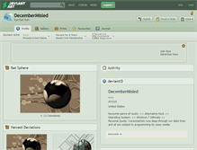 Tablet Screenshot of decembermisled.deviantart.com