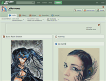 Tablet Screenshot of lene-weee.deviantart.com