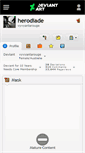 Mobile Screenshot of herodiade.deviantart.com