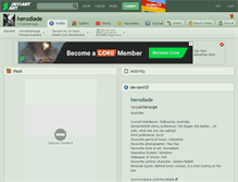 Tablet Screenshot of herodiade.deviantart.com