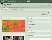 Tablet Screenshot of novataikutsu.deviantart.com