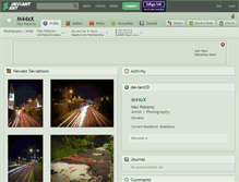 Tablet Screenshot of m44xx.deviantart.com