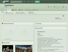 Tablet Screenshot of d-evil-duc-k.deviantart.com