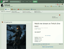 Tablet Screenshot of djcoulz.deviantart.com