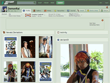 Tablet Screenshot of demonrai.deviantart.com