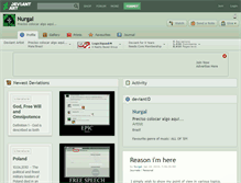 Tablet Screenshot of nurgal.deviantart.com