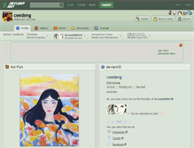 Tablet Screenshot of ceedeng.deviantart.com