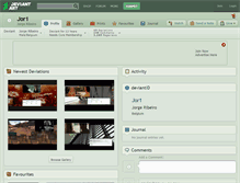 Tablet Screenshot of jor1.deviantart.com