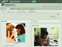 Tablet Screenshot of nodokalover101.deviantart.com