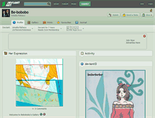 Tablet Screenshot of be-bobobo.deviantart.com