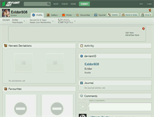 Tablet Screenshot of exidor808.deviantart.com