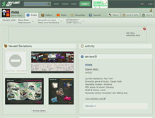 Tablet Screenshot of moss.deviantart.com