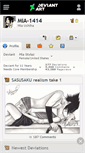 Mobile Screenshot of mia-1414.deviantart.com