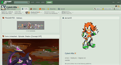 Desktop Screenshot of cylent-nite.deviantart.com