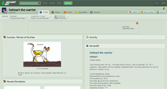 Desktop Screenshot of iceheart-the-warrior.deviantart.com