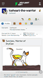 Mobile Screenshot of iceheart-the-warrior.deviantart.com