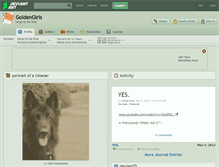 Tablet Screenshot of goldengirls.deviantart.com