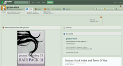 Desktop Screenshot of gorjuss-stock.deviantart.com