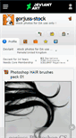 Mobile Screenshot of gorjuss-stock.deviantart.com