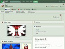 Tablet Screenshot of jooh.deviantart.com