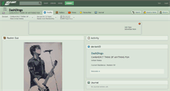 Desktop Screenshot of dashdingo.deviantart.com