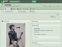Tablet Screenshot of dashdingo.deviantart.com