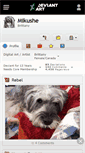 Mobile Screenshot of mikushe.deviantart.com