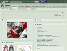 Tablet Screenshot of mikushe.deviantart.com