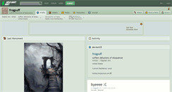 Desktop Screenshot of frogpuff.deviantart.com