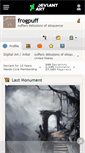 Mobile Screenshot of frogpuff.deviantart.com