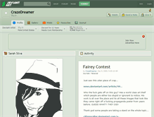 Tablet Screenshot of crazedreamer.deviantart.com
