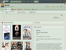 Tablet Screenshot of gunluk.deviantart.com