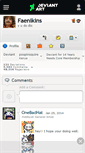 Mobile Screenshot of faenikins.deviantart.com